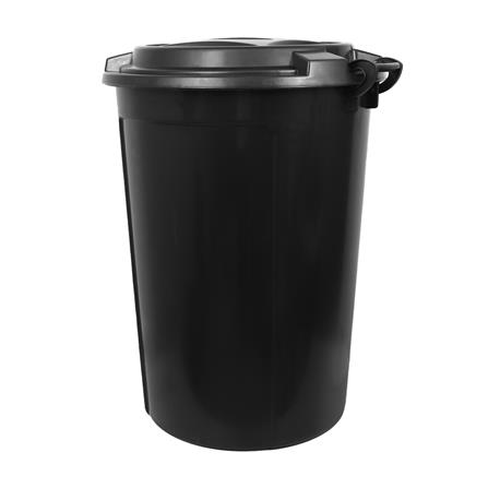 ถังน้ำกลมพร้อมฝา API 999 118 ลิตร สีดำ_1