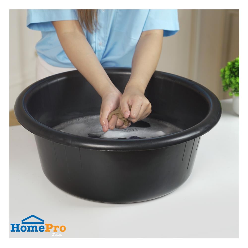 กะละมังกลม ME LIVING 50 ซม. สีดำ