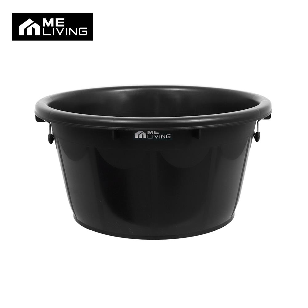 กะละมังกลมหูเหล็ก ME LIVING 60 ซม. สีดำ