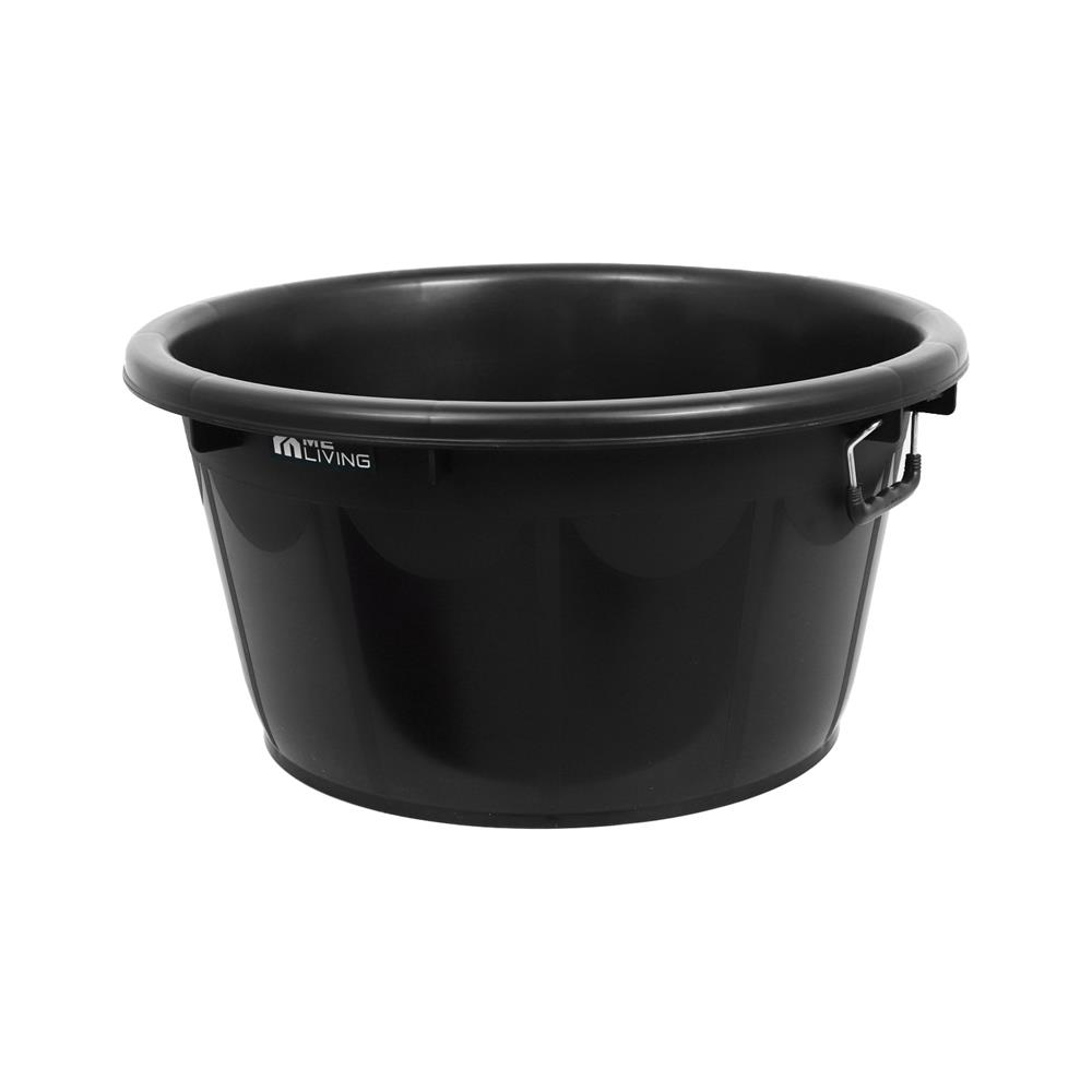 กะละมังกลมหูเหล็ก ME LIVING 60 ซม. สีดำ