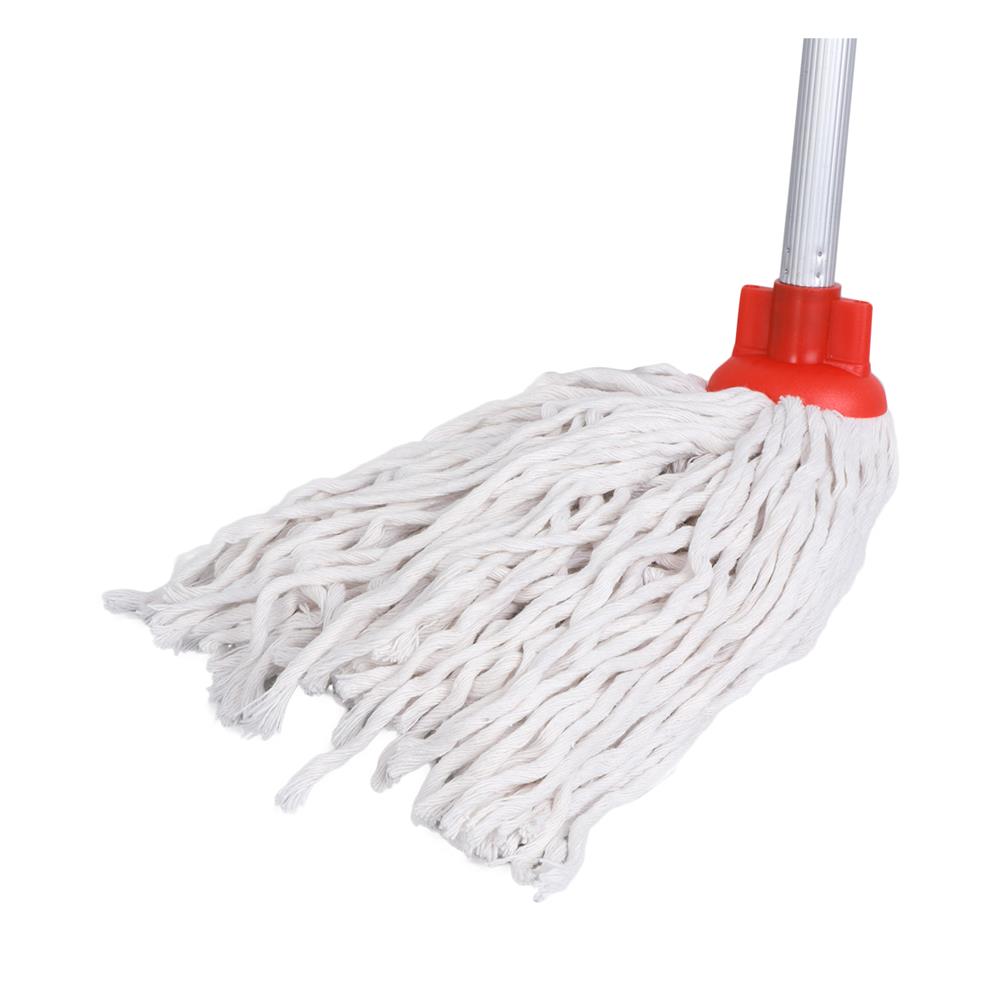 ไม้ม็อบคอตตอนหัวจุก INDIENA 12 นิ้ว สีขาว