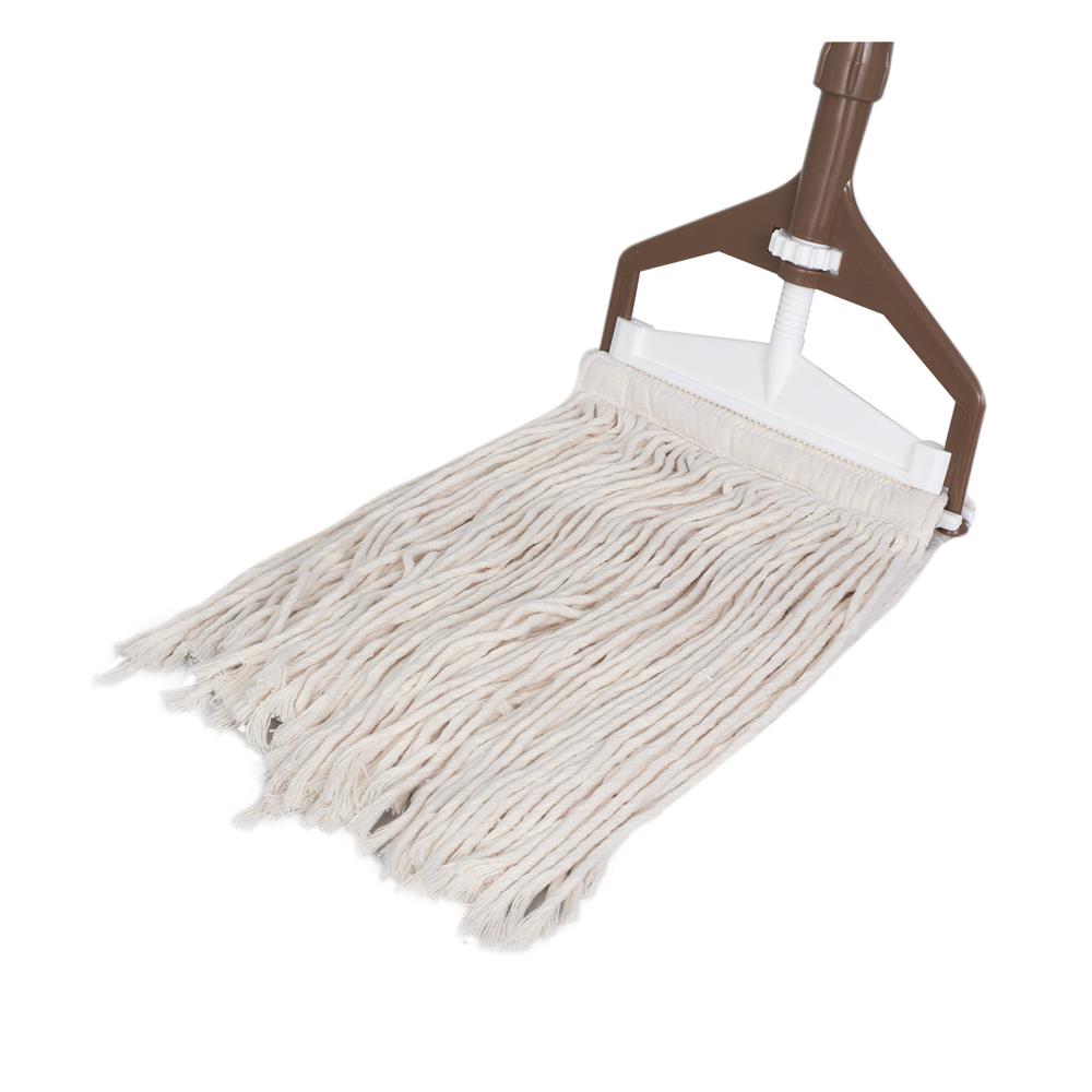 ไม้ม็อบคอตตอนแกนสกรู BE MAN 10 นิ้ว สีขาว/เทา