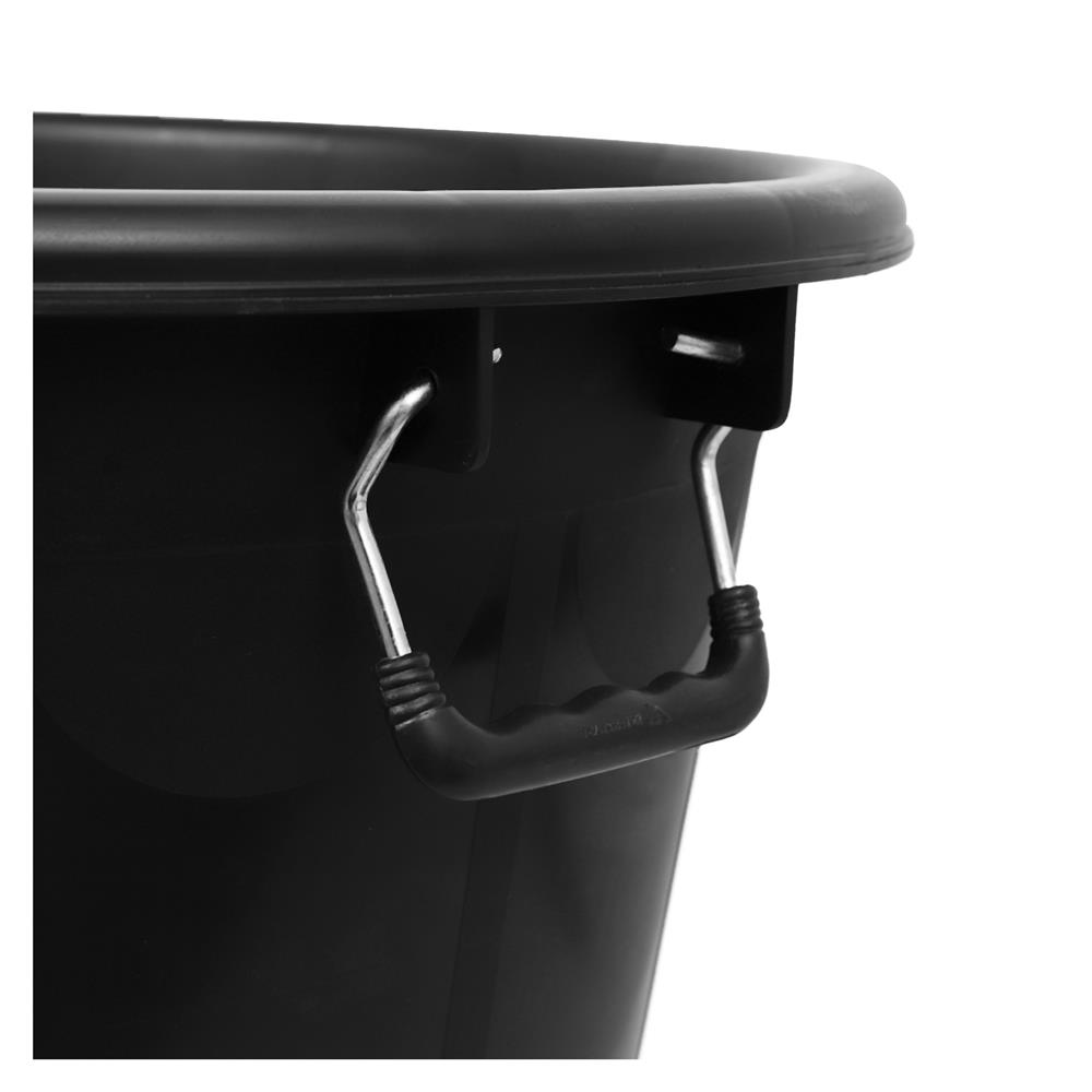 กะละมังกลมหูเหล็ก ME LIVING 50 ซม. สีดำ