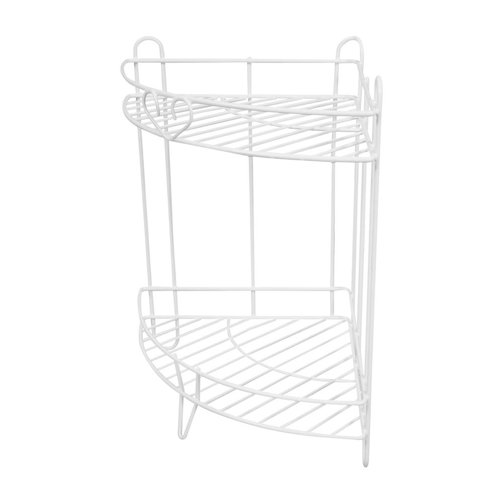 ชั้นเข้ามุม 2 ชั้น MP 7112 สีขาว