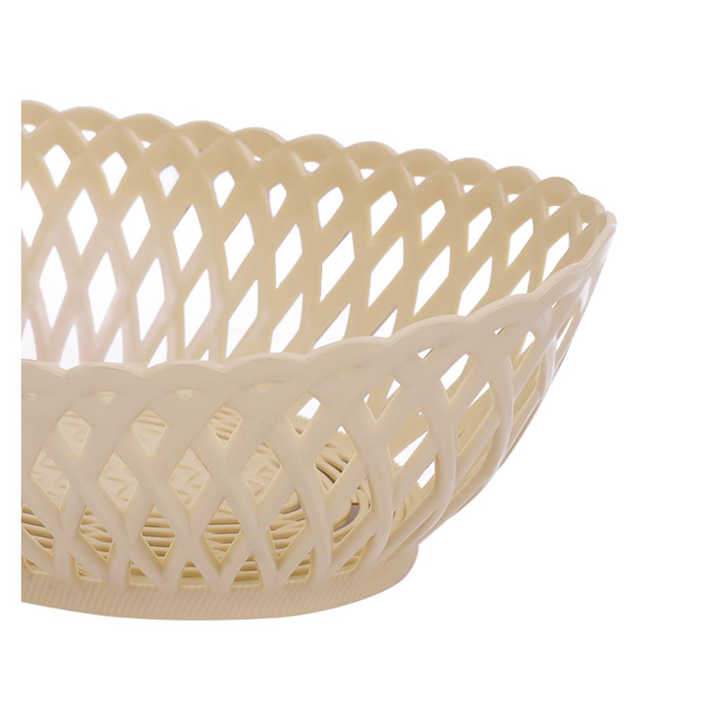 ตะกร้าอรชรรูปไข่เล็ก SUIMEX PJ-004 สีครีม