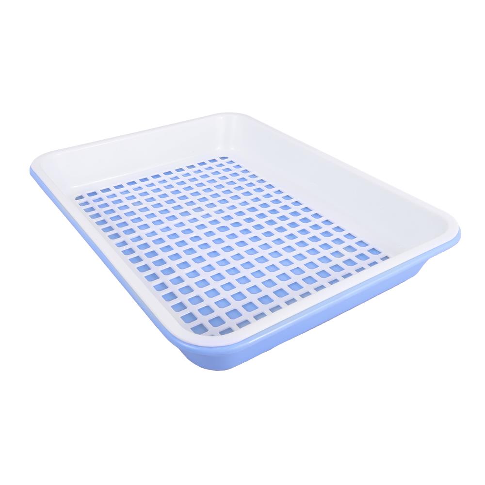 ที่คว่ำจานฝาครอบ G-WARE 34X25X11 ซม. สีฟ้า