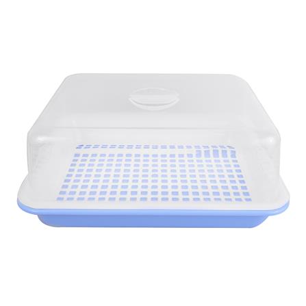ที่คว่ำจานฝาครอบ G-WARE 34X25X11 ซม. สีฟ้า_1