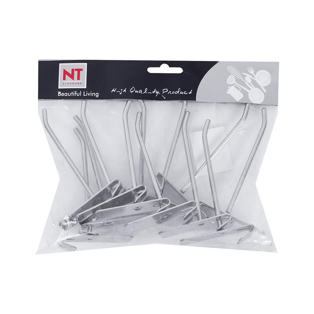 ขอแขวนฮุก 4 นิ้ว NT แพ็ก 12 ชิ้น