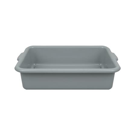 กระบะเหลี่ยมเก็บจาน PANUNION 18 ลิตร สีเทา_1