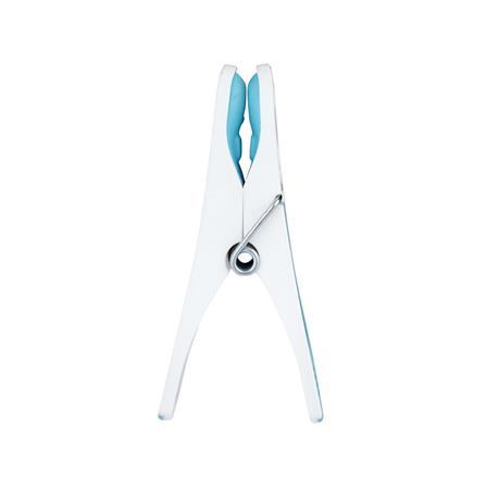 กิ๊บหนีบผ้าเสริมยาง NAPA สีขาว/ฟ้า แพ็ก 10 ชิ้น_2