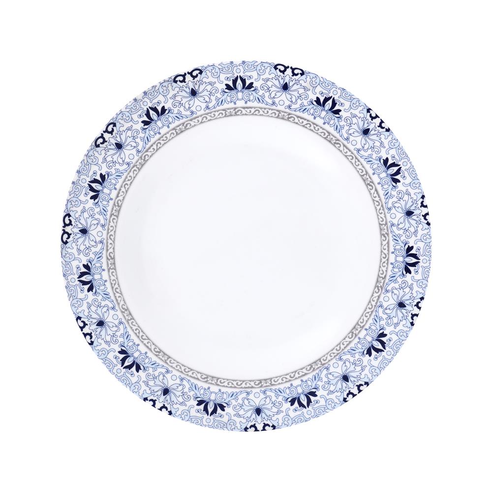 จานเมลามีนตื้น 6.5" UNICA BLUPORT