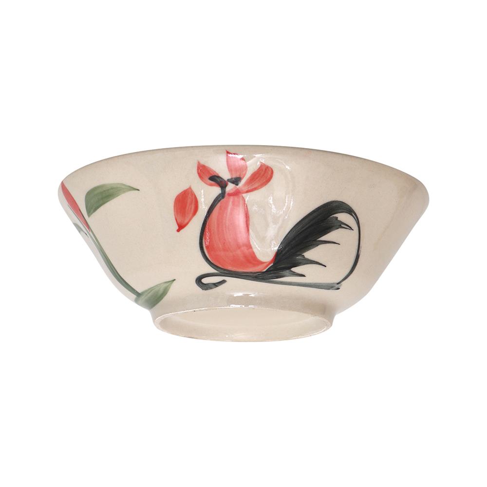 ชาม PORCELAIN 7 นิ้ว อ.โรจน์รุ่ง ตราไก่