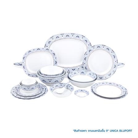 จานเมลามีนตื้น 9