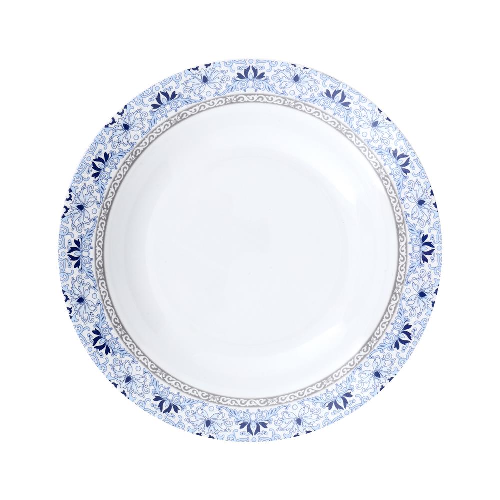 จานเมลามีนลึก 8" UNICA BLUPORT