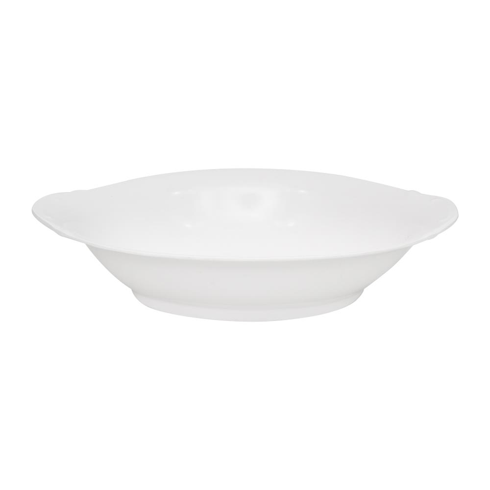 ชามเมลามีน 9.5 นิ้ว SRITAHI PLAIN ITEM ครีมขาว