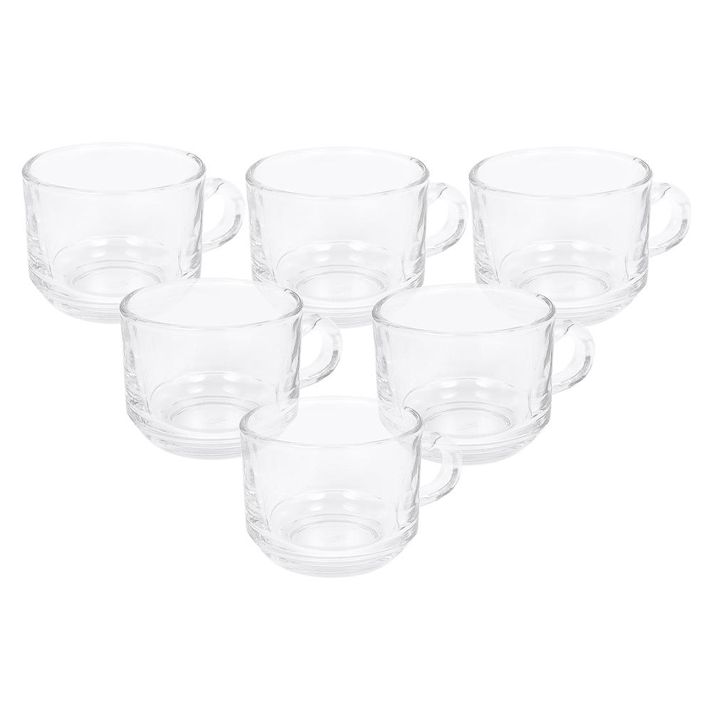 แก้วชา 200ml OCEAN GLASS STACK แพ็ก 6 ใบ