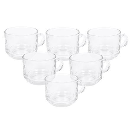 แก้วชา 200ml OCEAN GLASS STACK แพ็ก 6 ใบ_0