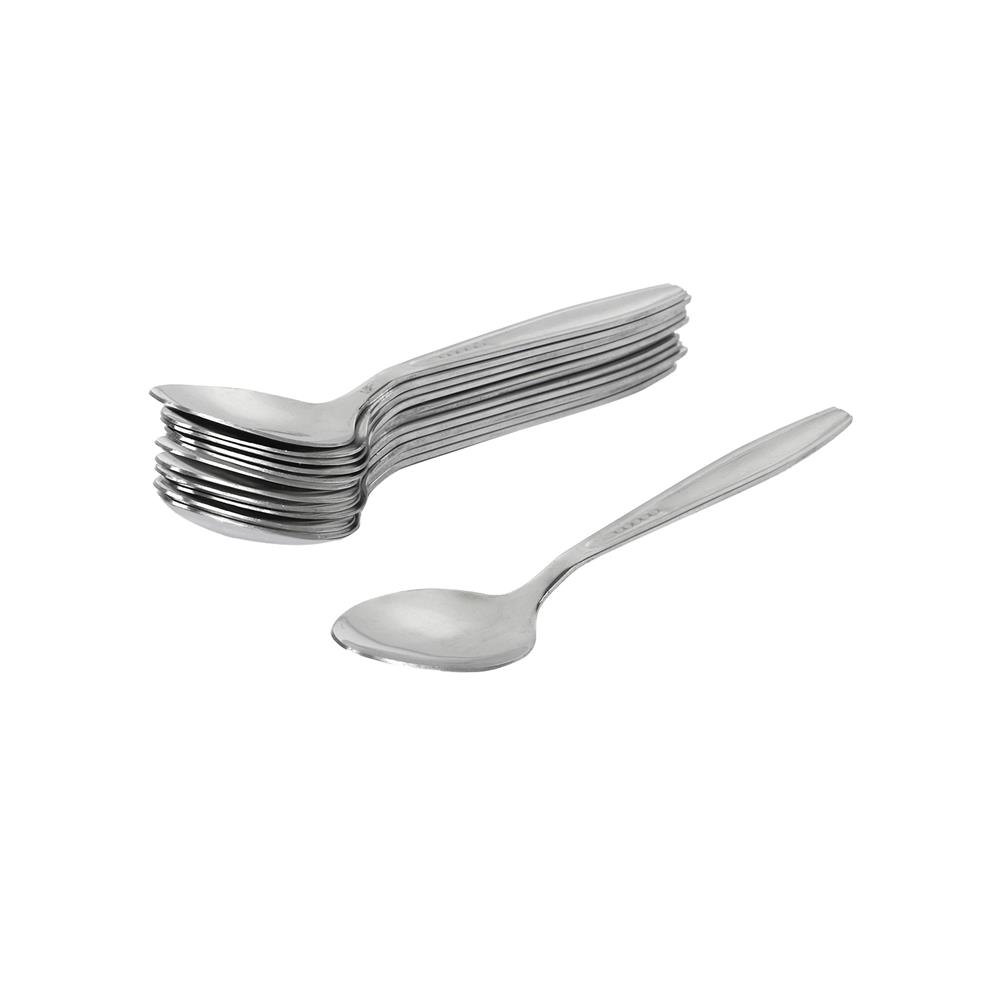 ช้อนกาแฟสเตนเลส COLOR KIT ลาย 5 จุด 1000 แพ็ก 12 ชิ้น