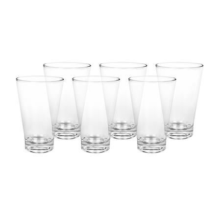 แก้วน้ำ 405ml LUCKY V SERIES HB LG-105414 แพ็ก 6 ใบ