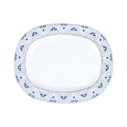 จานเมลามีนทรงเปล 14