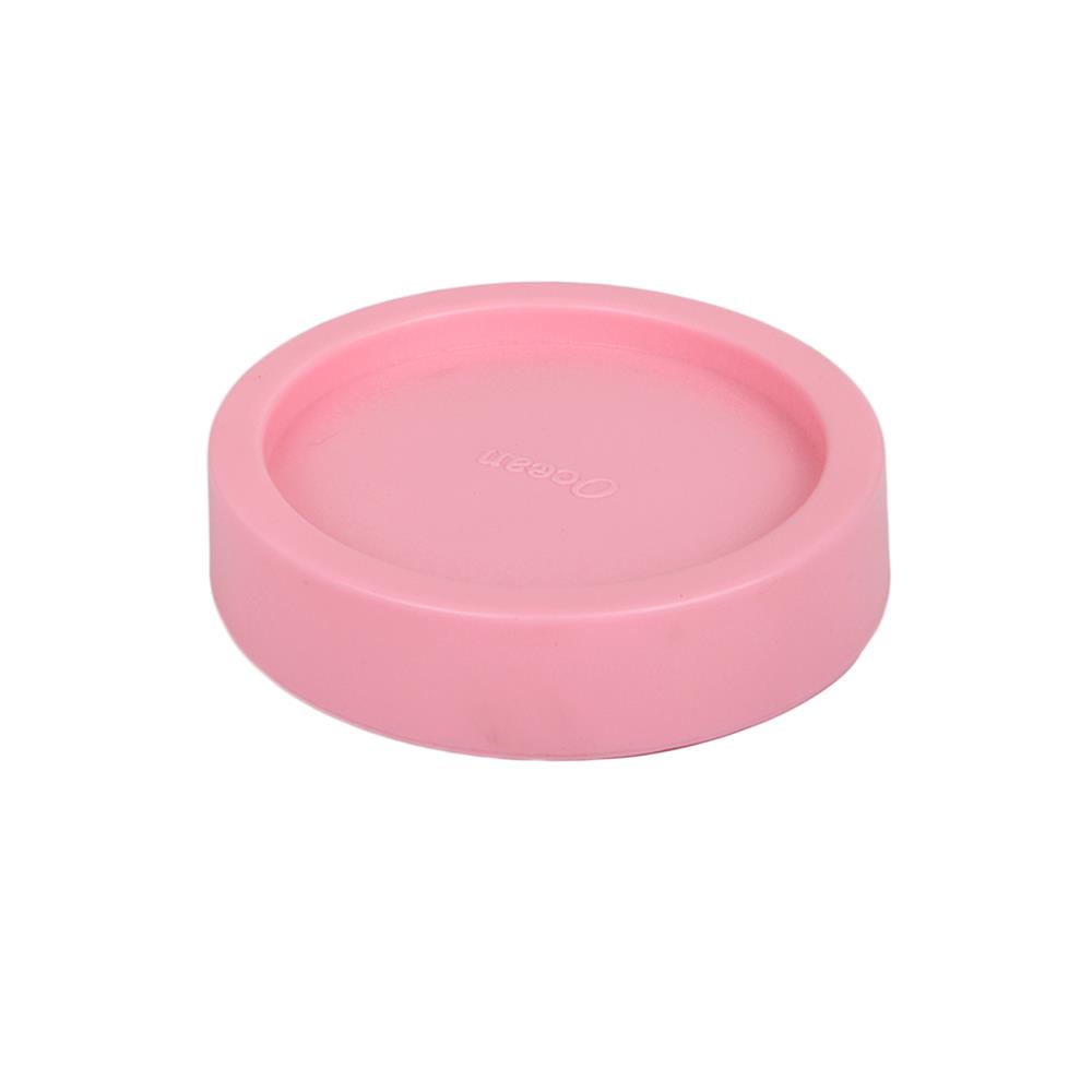 ขวดโหลแก้ว ฝาเกลียว OCEAN GLASS 0.65 ลิตร ฝาสีชมพู