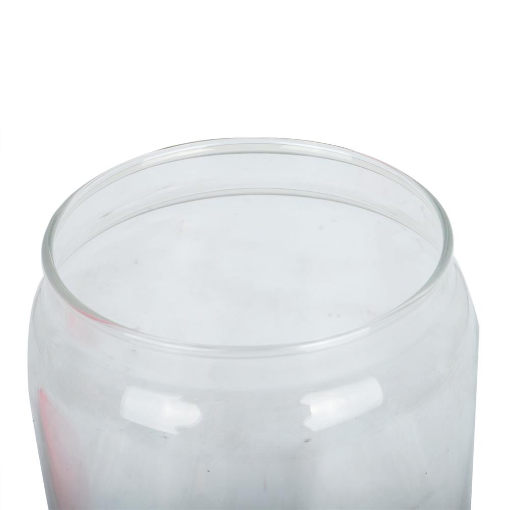 ขวดโหลแก้ว ฝาเกลียว OCEAN GLASS 0.65 ลิตร ฝาสีชมพู