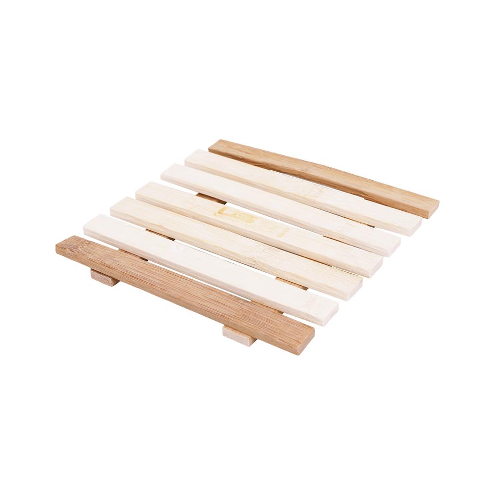 ที่รองภาชนะร้อนไม้ทรงเหลี่ยม US BUSINESS 16X16 ซม.