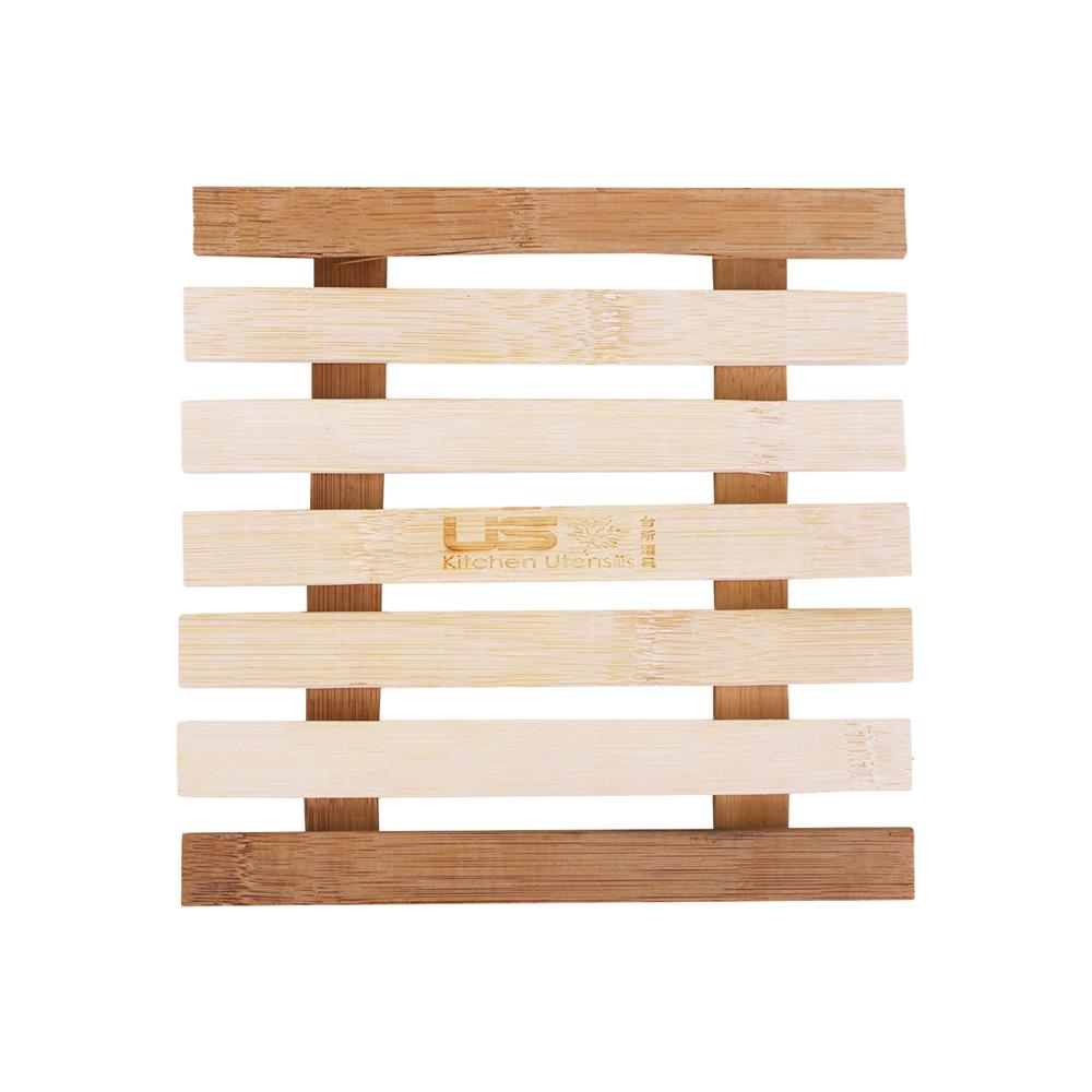 ที่รองภาชนะร้อนไม้ทรงเหลี่ยม US BUSINESS 16X16 ซม.