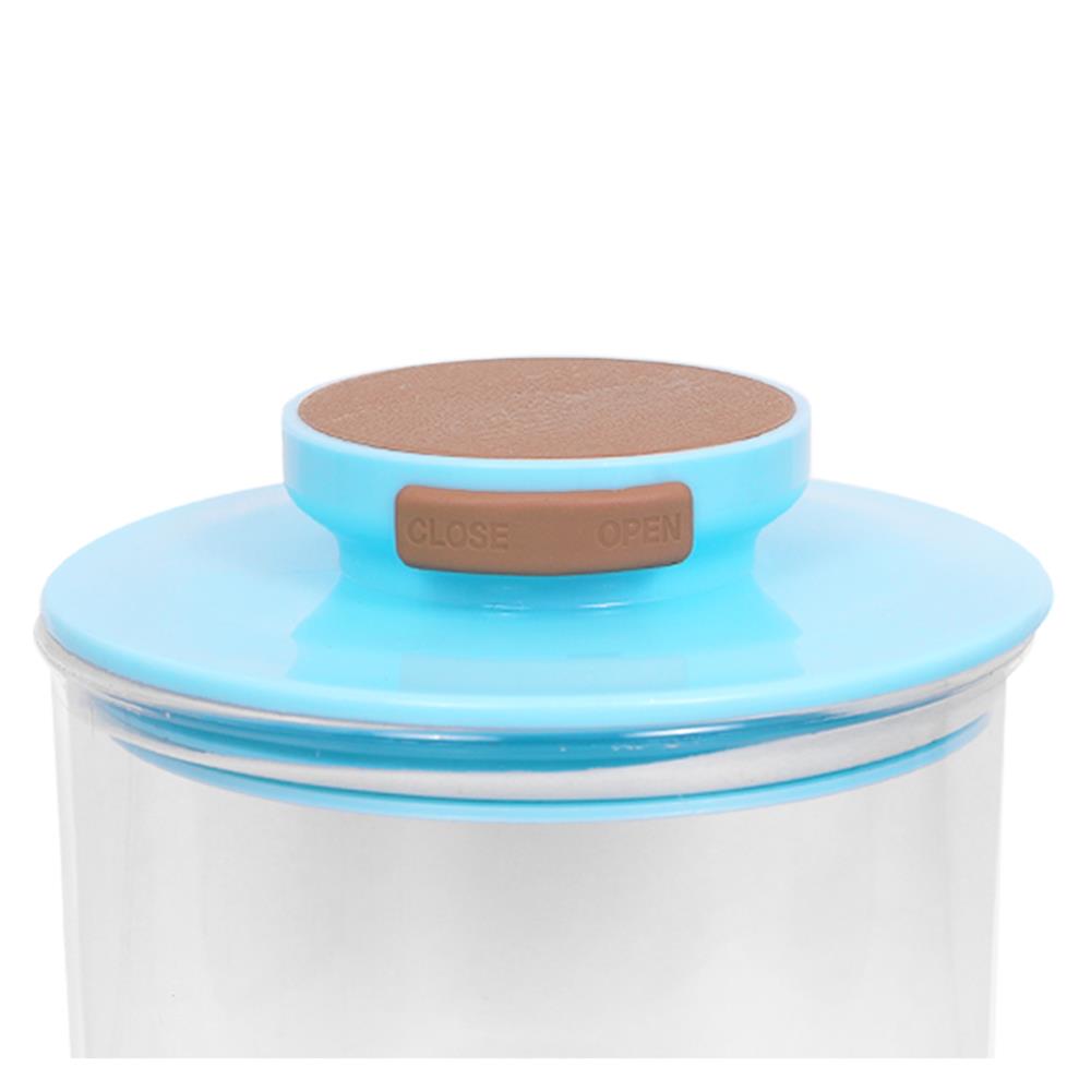 ขวดโหลแก้วฝาดึง 0.5 ลิตร HAPPY WARE สีเขียว