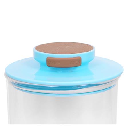 ขวดโหลแก้วฝาดึง 0.5 ลิตร HAPPY WARE สีเขียว_1