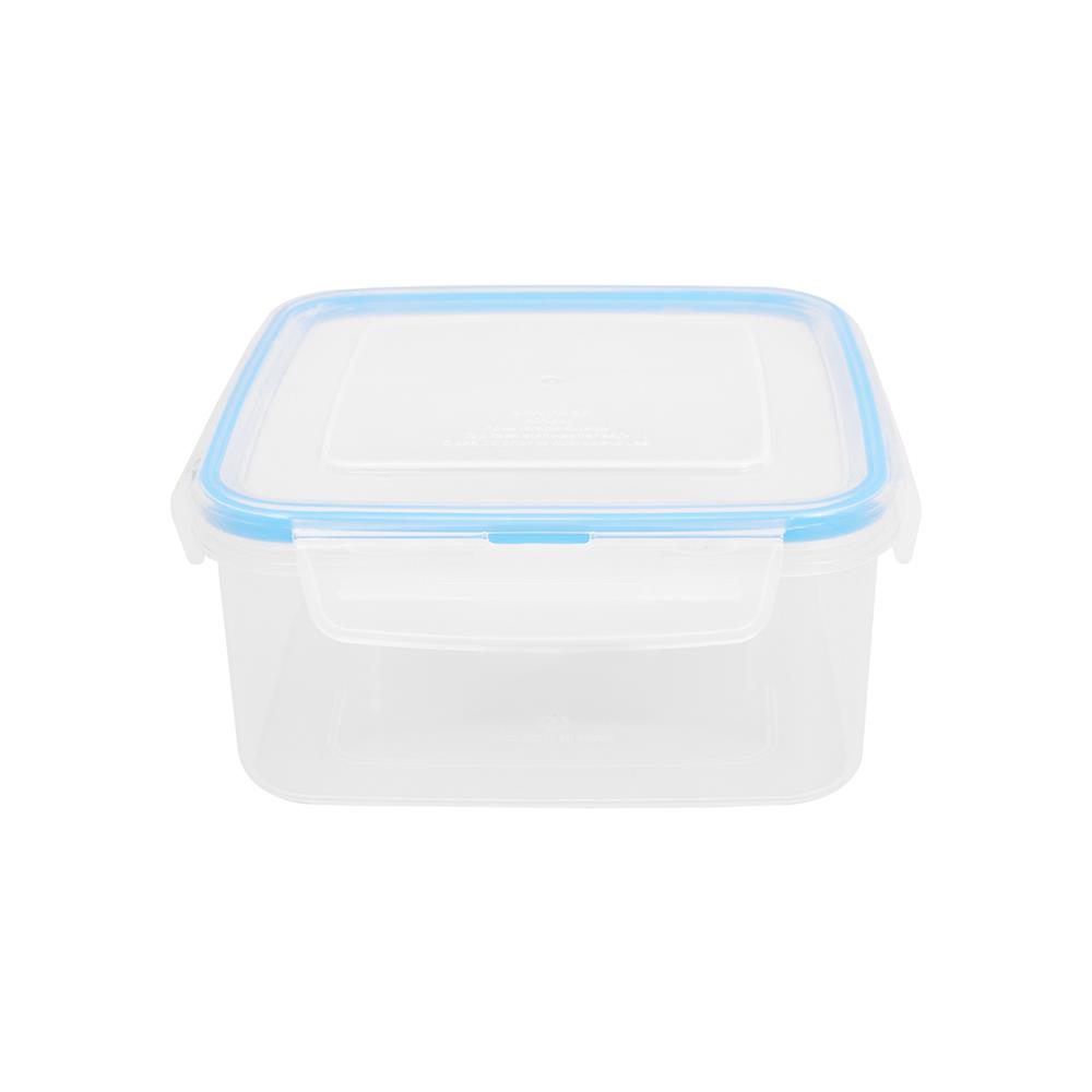 กล่องอาหารเหลี่ยม DOUBLE LOCK 1385 1070 มล. สีฟ้า