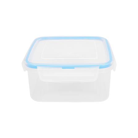 กล่องอาหารเหลี่ยม DOUBLE LOCK 1385 1070 มล. สีฟ้า_1