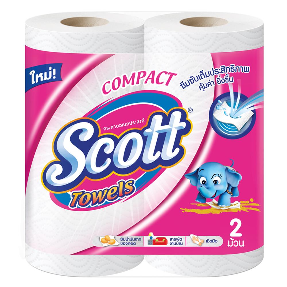 กระดาษอเนกประสงค์ SCOTT COMPACT แพ็ค2