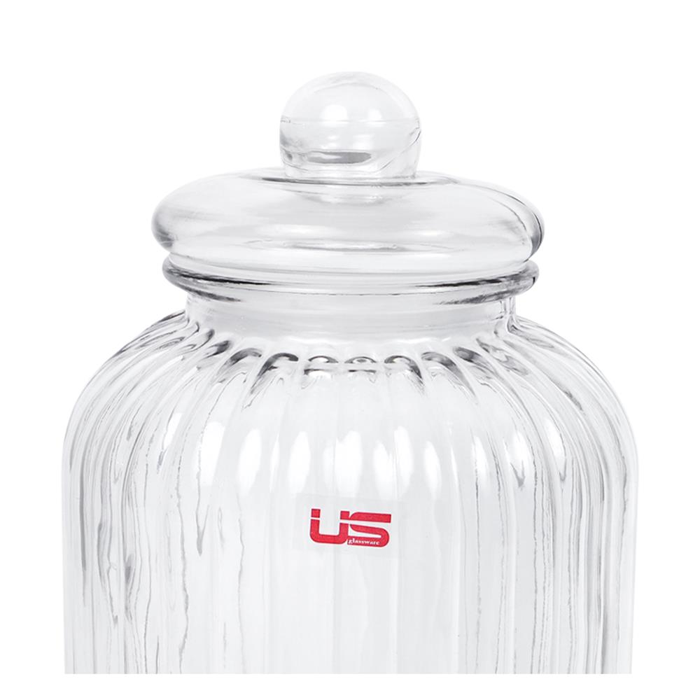 ขวดโหลแก้วฝาดึง 4.5 ลิตร US RC-4500 สีใส