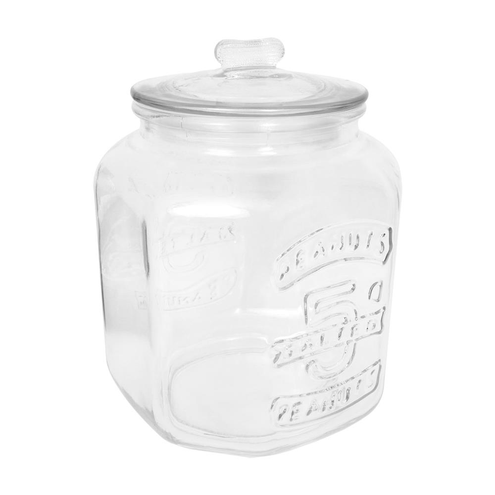 ขวดโหลแก้วฝาดึง 5.6 ลิตร US OX-70 สีใส