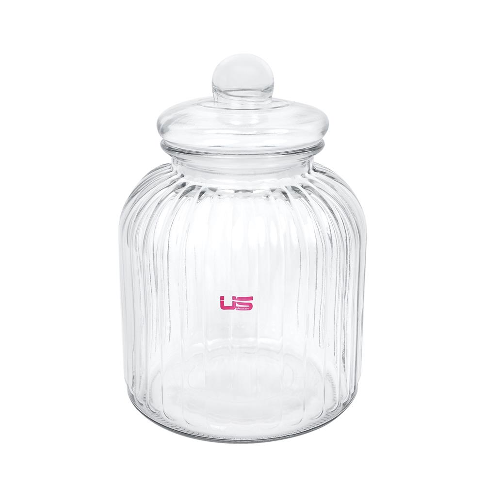 ขวดโหลแก้วฝาดึง 3.5 ลิตร US RC-3500 สีใส