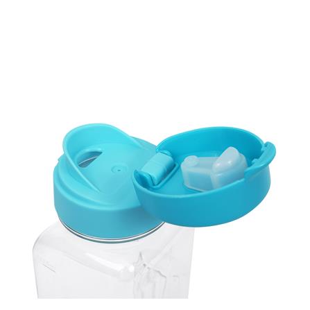 กระบอกน้ำทรงเหลี่ยม JCJ PET 8141 1.2 ลิตร สีฟ้า_2