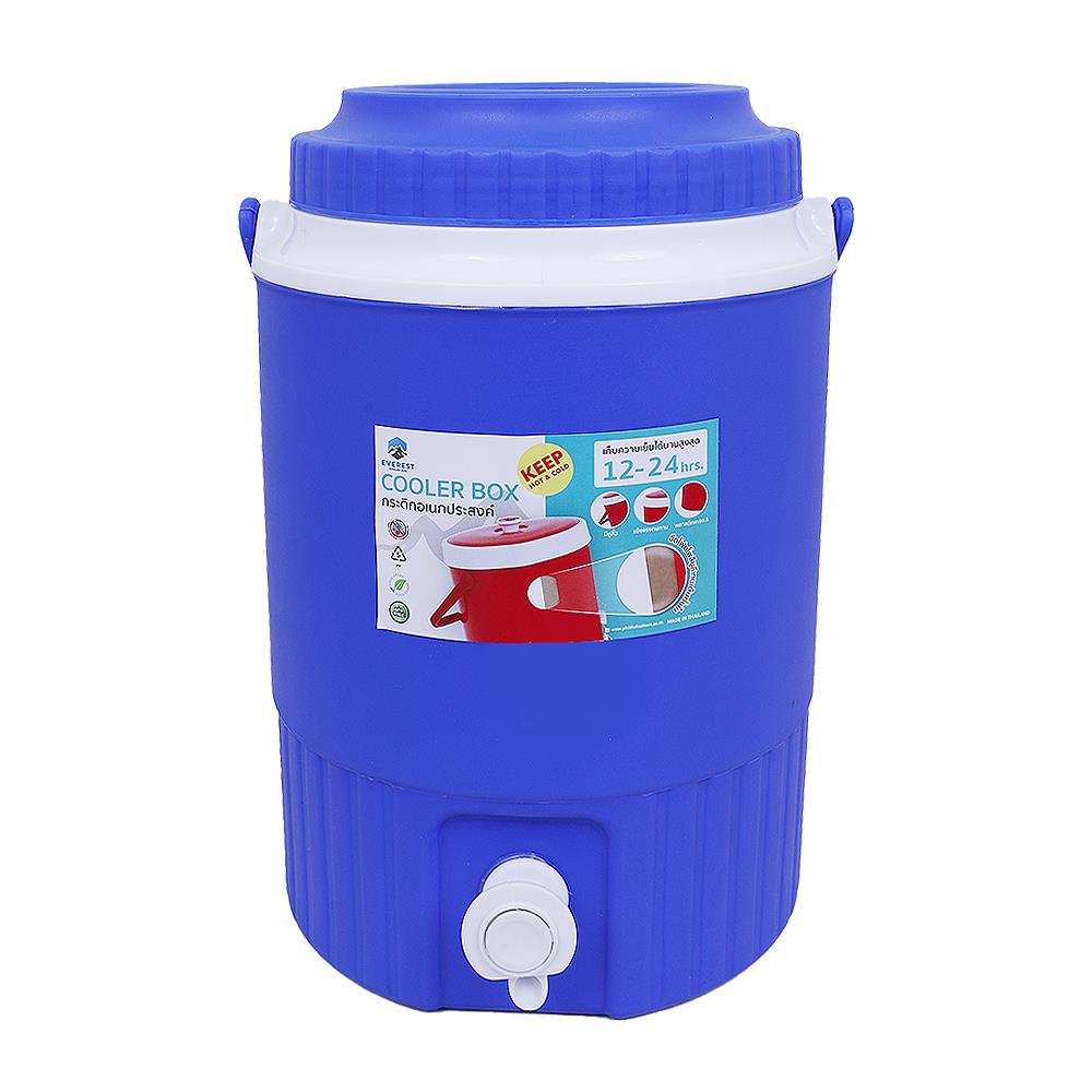 กระติกน้ำแข็งมีก๊อก 8 ลิตร EVEREST AG 434 B สีน้ำเงิน