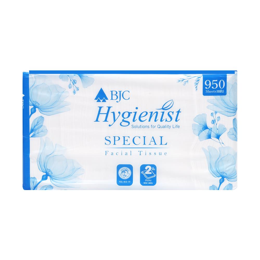 กระดาษเช็ดหน้า BJC HYGIENIS 950 แผ่น