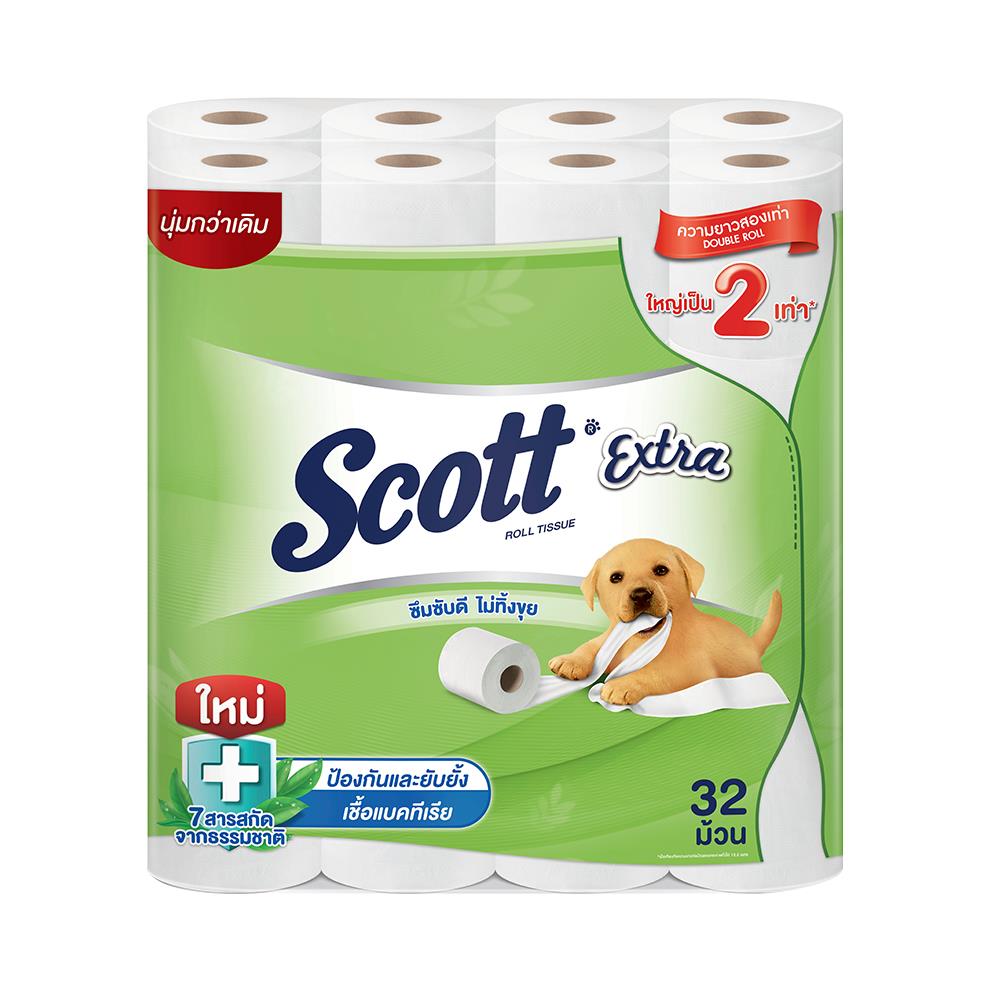 กระดาษชำระ SCOTT EXTRA แพ็ก 32 ม้วน