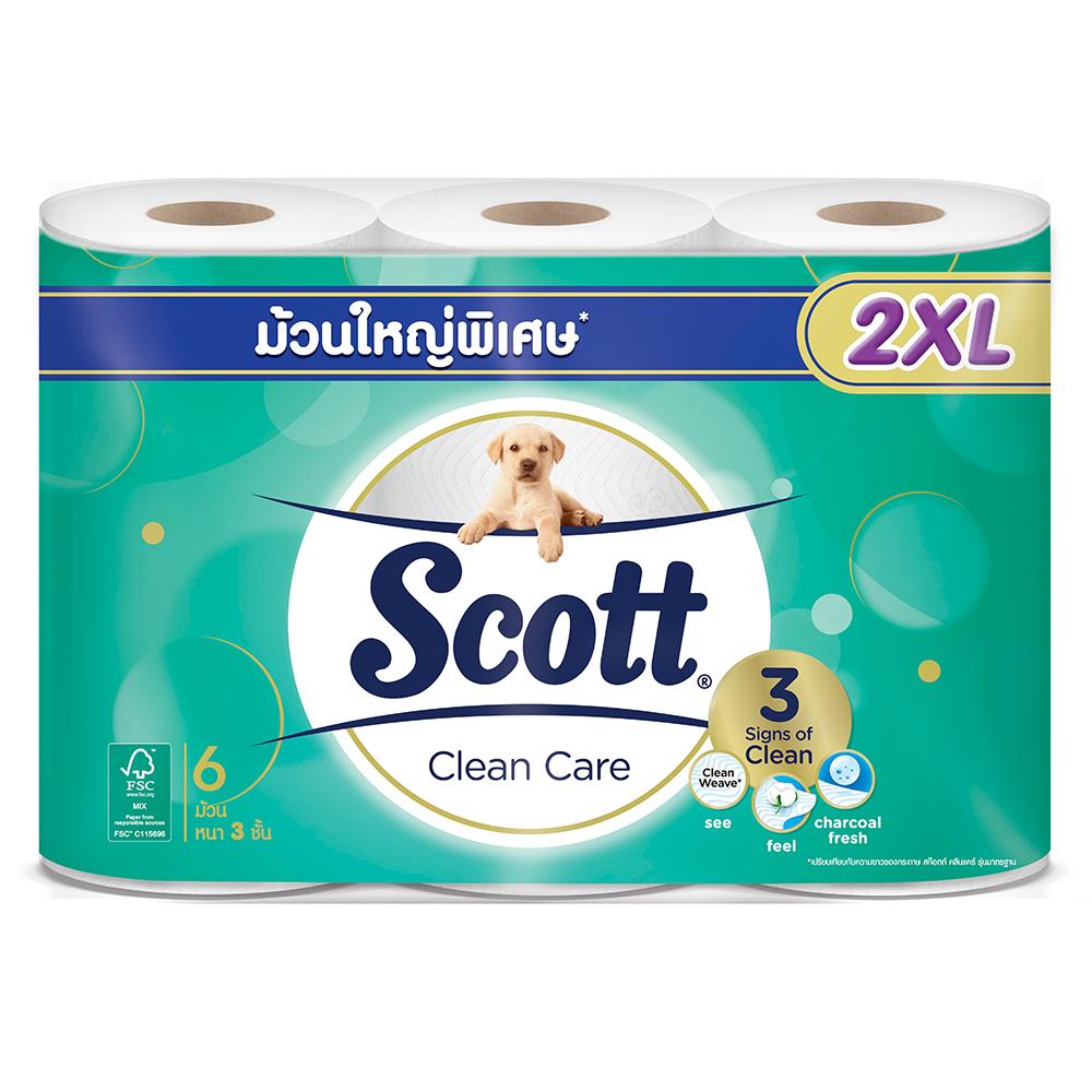 กระดาษชำระ SCOTT CLEAN CARE แพ็ค6