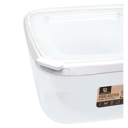 กล่องอาหารเหลี่ยม JCJ 1437 2.5 ลิตร สีใส_2