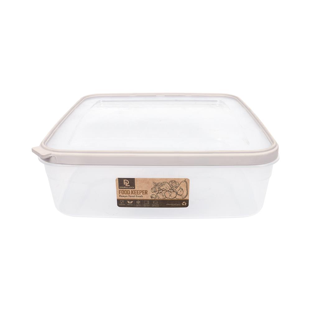 กล่องอาหารเหลี่ยม JCJ 1441 6.25 ลิตร สีใส