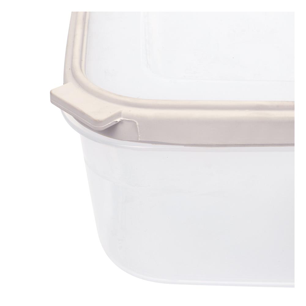 กล่องอาหารเหลี่ยม JCJ 1441 6.25 ลิตร สีใส