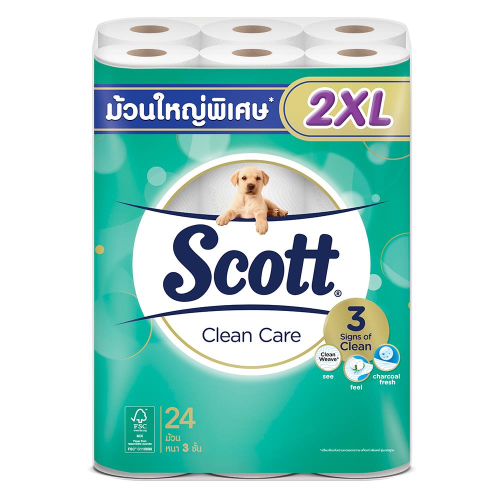 กระดาษชำระ SCOTT CLEAN CARE แพ็ค24