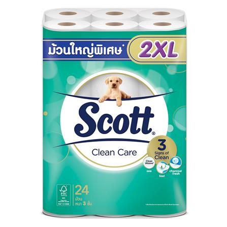กระดาษชำระ SCOTT CLEAN CARE แพ็ค24
