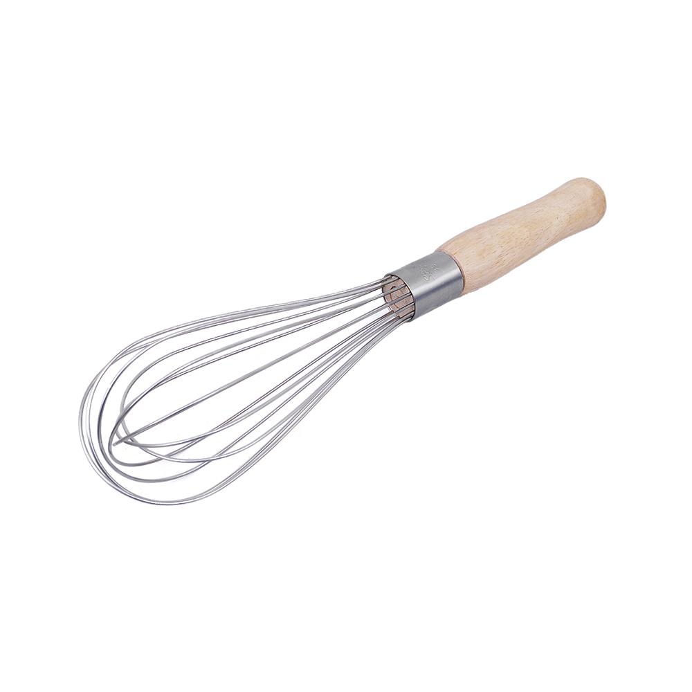 ที่ตีไข่สเตนเลสด้ามไม้ MYPAN 30 ซม.