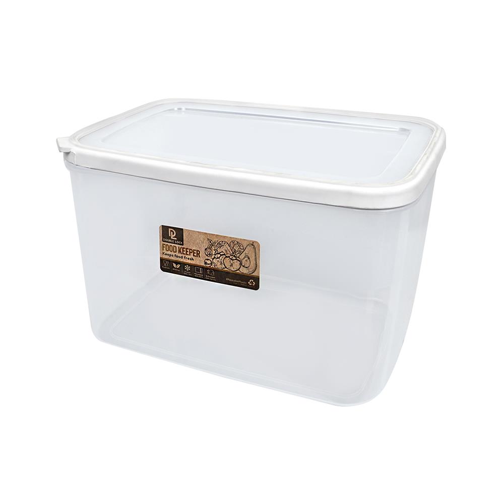 กล่องอาหาร DOUBLE LOCK 1443 9 ลิตร สีใส