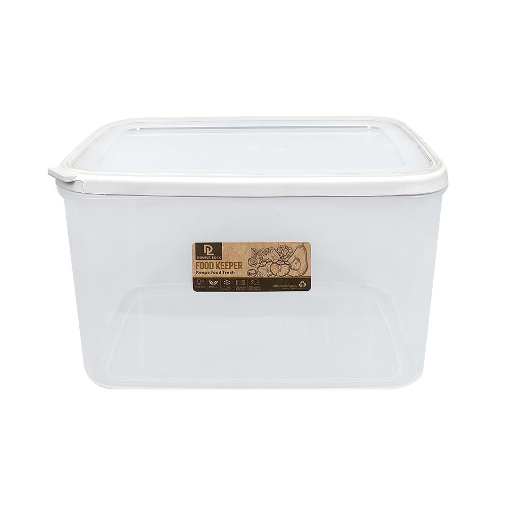 กล่องอาหาร DOUBLE LOCK 1443 9 ลิตร สีใส