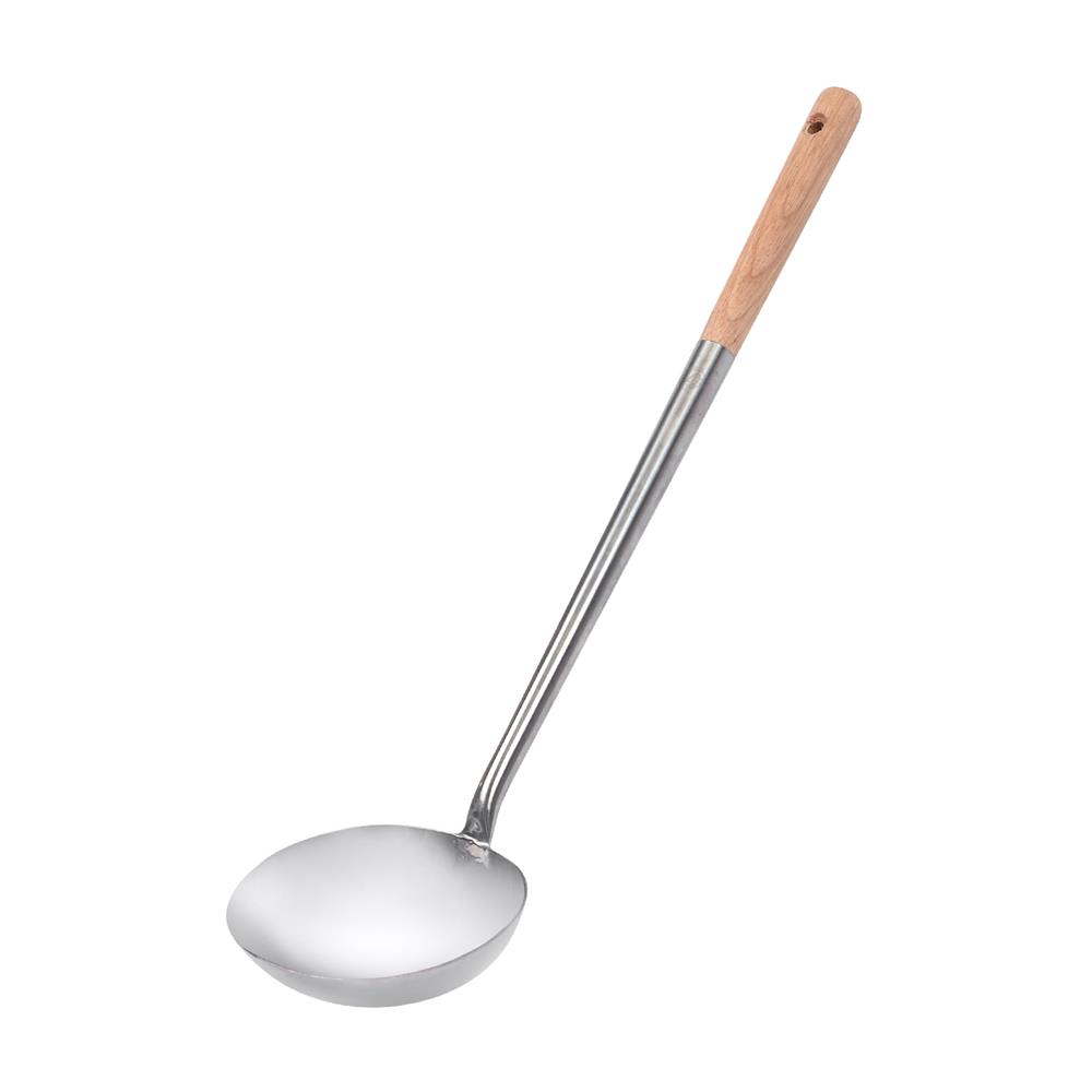 กระบวยสเตนเลสด้ามไม้ ROCKET 5 นิ้ว